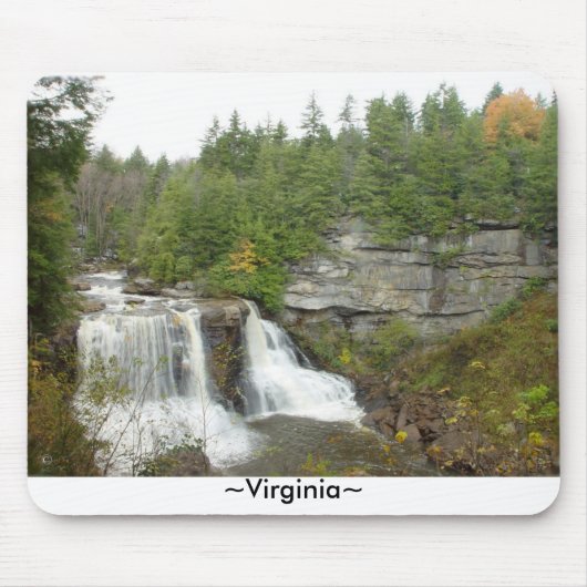 Wasserfall West Virginia Mousepad (Vorne)