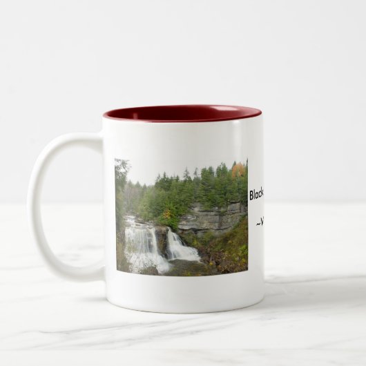 Wasserfall West Virginia Tasse (Links)