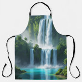 "Wasserfall Whispers - Kochen Sie mit dem Naturpar Schürze (Vorderseite)