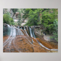 Wasserfall, Zion National Park, Utah, USA