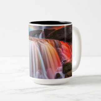 Wasserfall Zweifarbige Tasse