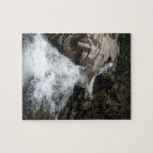 Wasserfall zwischen Felsen Puzzle (Horizontal)
