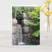 Wasserfallanmerkungskarte Karte (Gelbe Blume)