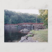 Wasserfallbrücke Postkarte (Vorderseite)