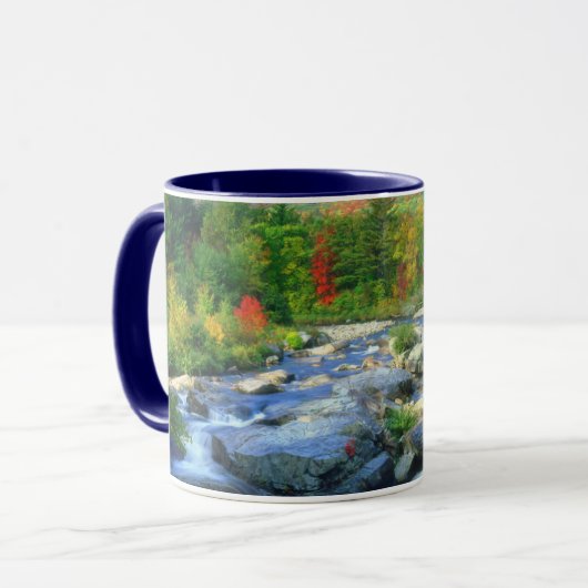Wasserfälle | Adirondack Mountains Tasse (Vorderseite Links)