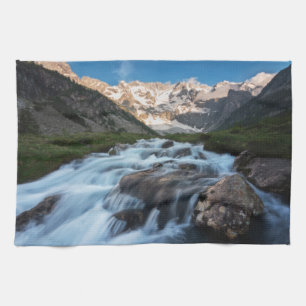 Wasserfälle   Aviolo Lake, Italien Geschirrtuch
