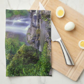 Wasserfälle | Bali, Indonesien Geschirrtuch (Viertel Falte)