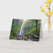 Wasserfälle | Bali, Indonesien Karte (Gelbe Blume)