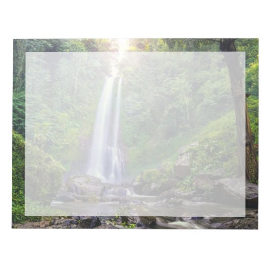 Wasserfälle | Bali, Indonesien Notizblock (Vorderseite)