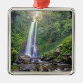 Wasserfälle | Bali, Indonesien Ornament Aus Metall (Vorne)