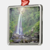 Wasserfälle | Bali, Indonesien Ornament Aus Metall (Links)
