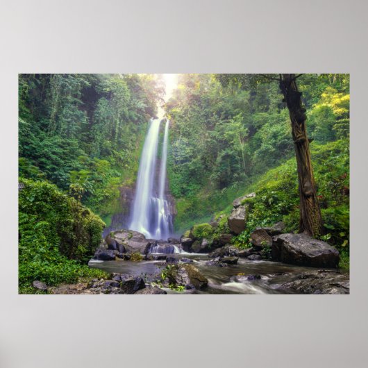Wasserfälle | Bali, Indonesien Poster (Vorne)
