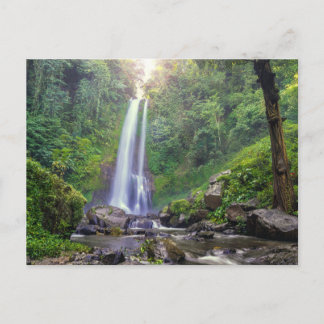 Wasserfälle | Bali, Indonesien Postkarte