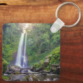 Wasserfälle | Bali, Indonesien Schlüsselanhänger (Rückseite)