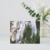 Wasserfälle Bäume Postkarte (Stehend Vorderseite)