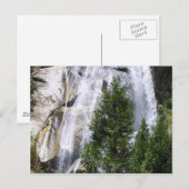 Wasserfälle Bäume Postkarte (Vorne/Hinten)