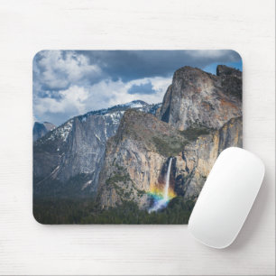 Wasserfälle   Bridal Veil Falls Yosemite Californi Mousepad