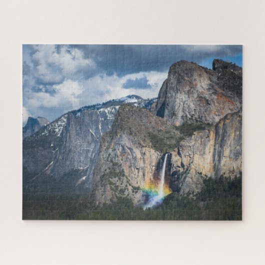 Wasserfälle | Bridal Veil Falls Yosemite Californi Puzzle (Horizontal)