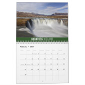 Wasserfälle der Welt 2026 Kalender (Feb 2027)