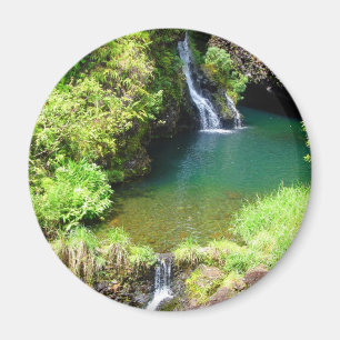 Wasserfälle entlang der Straße zu Hana, Maui, Magnet