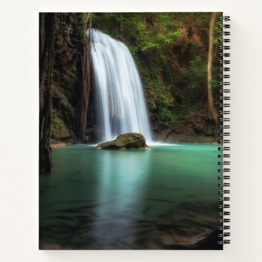 Wasserfälle | Erawan Wasserfall, Thailand Notizblock (Rückseite)