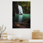 Wasserfälle | Erawan Wasserfall, Thailand Poster (Küche)