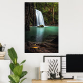 Wasserfälle | Erawan Wasserfall, Thailand Poster (Heimbüro)