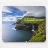 Wasserfälle | Färöer, Dänemark Mousepad (Vorne)