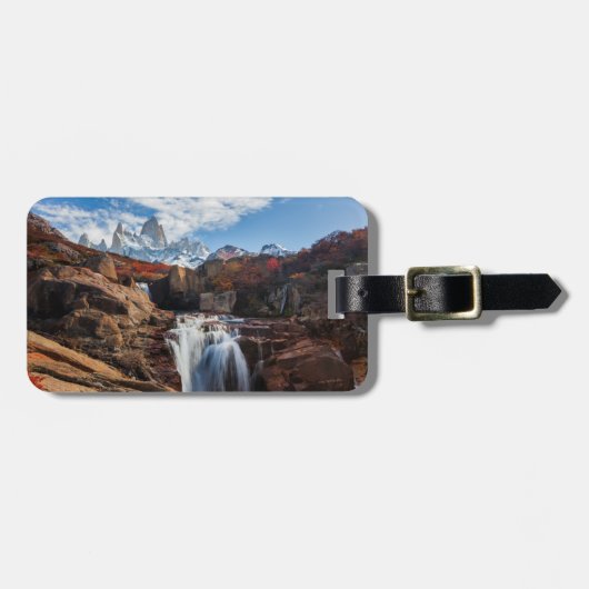 Wasserfälle | Fitz Roy Mountain, Argentinien Gepäckanhänger (Vorderseite horizontal)