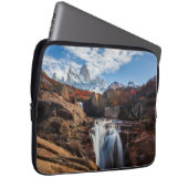 Wasserfälle | Fitz Roy Mountain, Argentinien Laptopschutzhülle (Vorne Rechts)