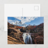Wasserfälle | Fitz Roy Mountain, Argentinien Postkarte (Vorne/Hinten)