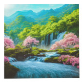 Wasserfälle Foto Cube Würfel (Rechts)