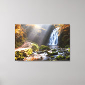 Wasserfälle | Gleno, Nordirland Leinwanddruck (Vorderseite)