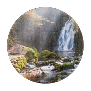 Wasserfälle Gleno, Nordirland Schneidebrett