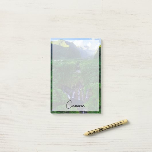 Wasserfälle | Grand Galet Falls Post-it Klebezettel (Auf Schreibtisch)