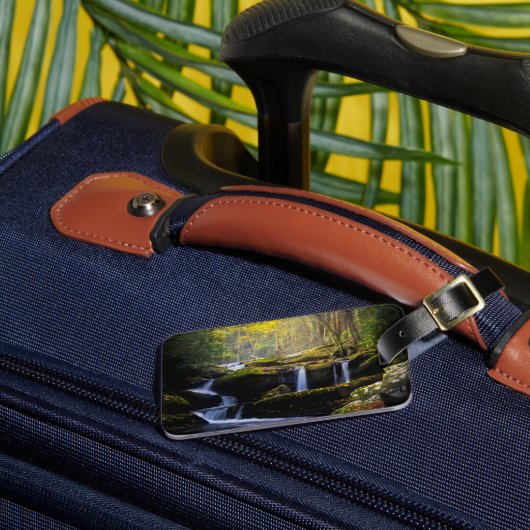 Wasserfälle | Great Smoky Mountain National Park Gepäckanhänger (Vorderseite Insitu 3)