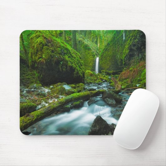 Wasserfälle | Grotto Falls, Oregon Mousepad (Mit Mouse)