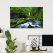 Wasserfälle | Grotto Falls, Oregon Poster (Heimbüro)