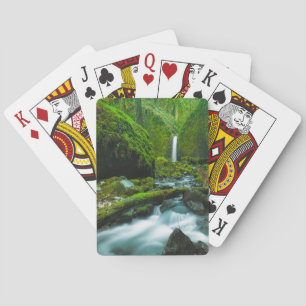 Wasserfälle   Grotto Falls, Oregon Spielkarten