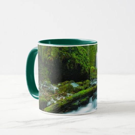 Wasserfälle | Grotto Falls, Oregon Tasse (Vorderseite Links)