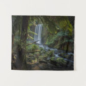 Wasserfälle | Hopetoun Falls, Neuseeland Wandteppich (Vorderseite (Horizontal))