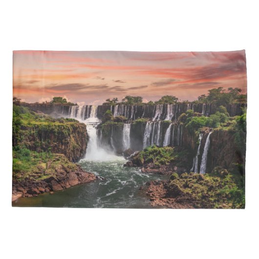 Wasserfälle | Iguacu-Nationalpark Kissenbezug (Rückseite)
