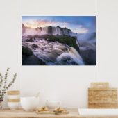 Wasserfälle | Iguazu Waterfall, Brasilien Poster (Küche)
