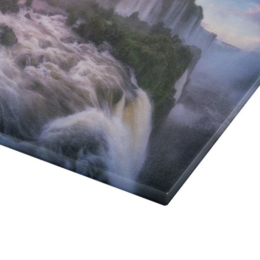 Wasserfälle | Iguazu Waterfall, Brasilien Schneidebrett (Ecke)