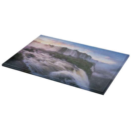 Wasserfälle | Iguazu Waterfall, Brasilien Schneidebrett (Ecke)