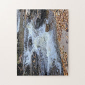 Wasserfälle im Herbst-Puzzle Puzzle (Vertikal)