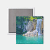 Wasserfälle im Nationalpark Plitvice in Kroatien Magnet (Vorderseite/Rückseite)