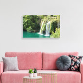 Wasserfälle im Nationalpark Plitvice - Kroatien Leinwanddruck (Insitu (Wohnzimmer))