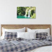 Wasserfälle im Nationalpark Plitvice - Kroatien Leinwanddruck (Insitu (Schlafzimmer))