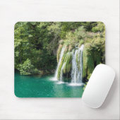 Wasserfälle im Nationalpark Plitvice - Kroatien Mousepad (Mit Mouse)